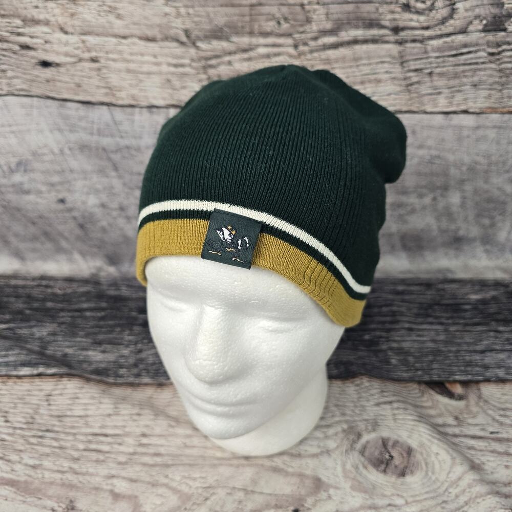 Notre Dame Fighting Irish NCAA REVERSIBLE 2 SIDED TODDLER BEANIE KNIT WINTER HAT